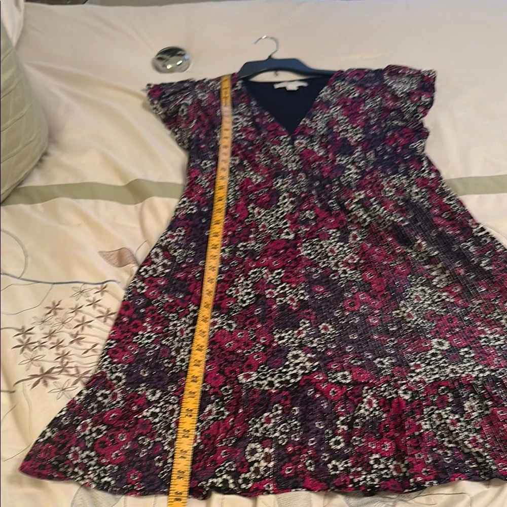 Floral Michael Kors V-Neck Dress - Picture 9 of 12